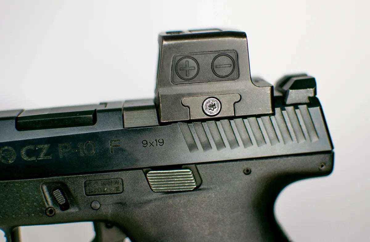 CZ P10 to Holosun 509T Steel Red Dot Mounting Plate - Image 3