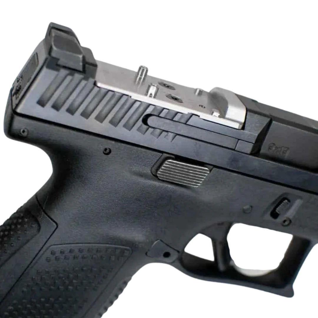 CZ P10 to Trijicon RMR/SRO/Holosun C/407C/507C/508T/507Comp Steel Red Dot Plate - Image 4