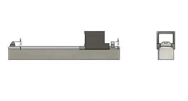 Full Size Iron Sights for Glock, Walther PDP (0.3") - Image 5